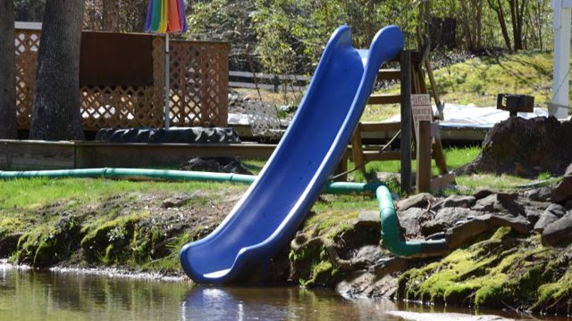 27_Slide in Turket Creek Swimming Hole